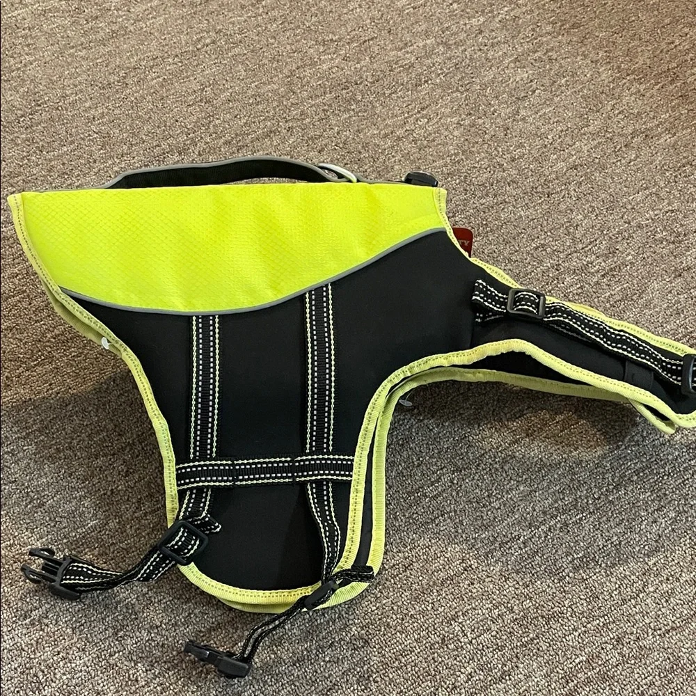 H2O4K9 Black and Yellow Dog life vest